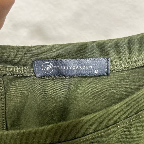 Women's Summer Casual Crewneck Short Sleeve Waist Jumpsuit Romper Elastic Waist - Picture 8 of 11